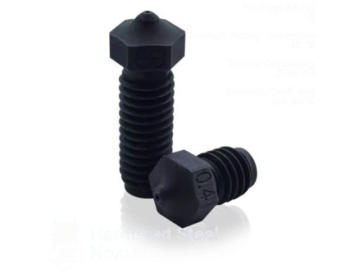 High-Flow CHT Nozzle Hardened Steel 3D Printer Nozzle Extruder Nozzles  3-Hole