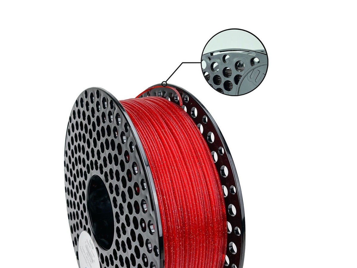 Buy AzureFilm ABS Plus Red Glitter 1Kg for 3D Printing