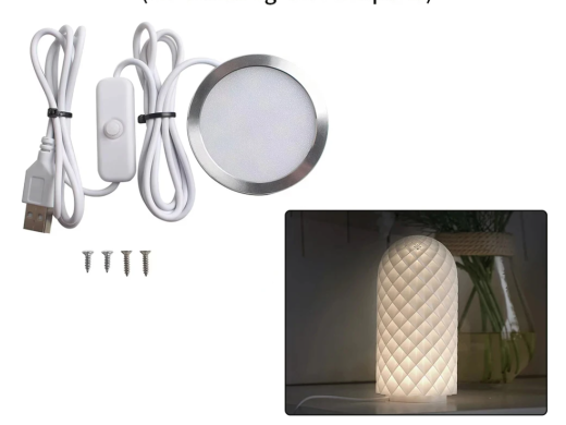 LED Lamp DIY Kit: Create Your Own 3D Printed Illumination